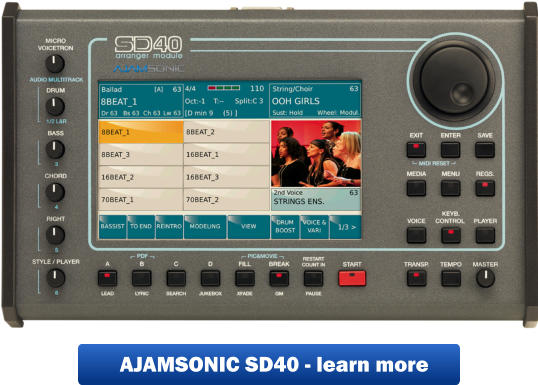 AJAMSONIC SD40 - learn more